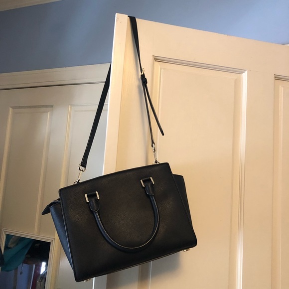 Michael Kors Selma Saffiano Leather Medium Satchel - Picture 5 of 7